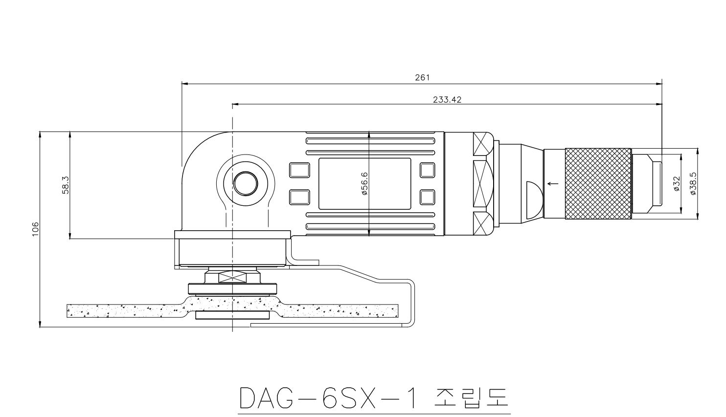DAG-6SX-1_outer dimension