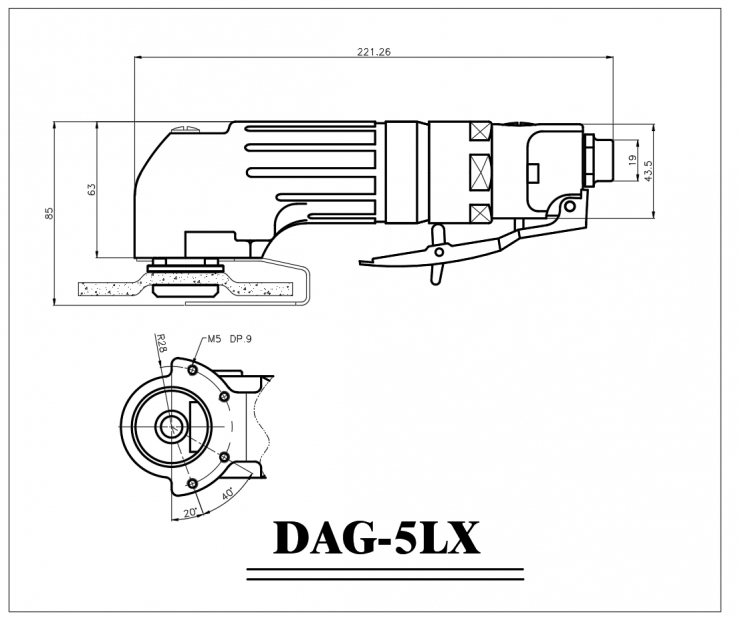 DAG-5LX_outer dimension